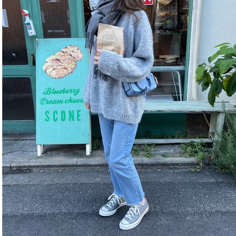 Oversize knit (Gray)
