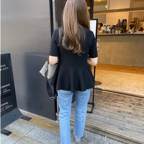 Flare knit (Black)