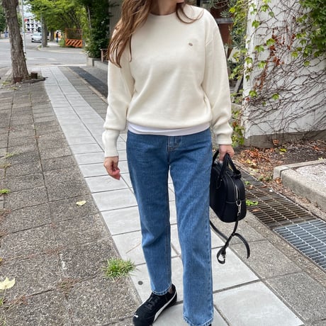 Gold plate basic knit(Ivory)