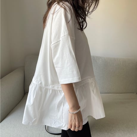 Teard flare tops(White)