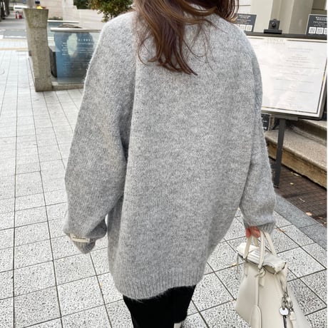 Oversize knit (Gray)