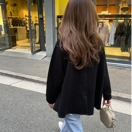 Flare slit sweat(Black)