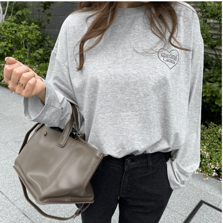Leather large tote bag(Blown)