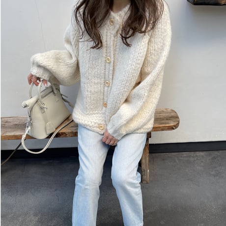 Low gauge volume cardigan(Ivoiy)