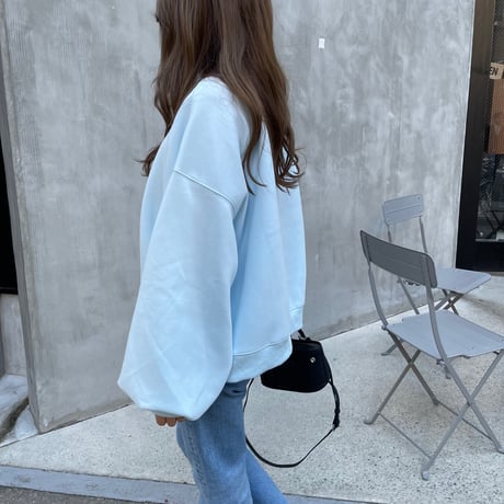Over size sweat (Blue)
