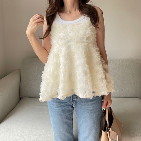 Camisole tulle tops