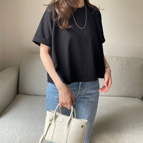 Roll-up flare tops(Black)
