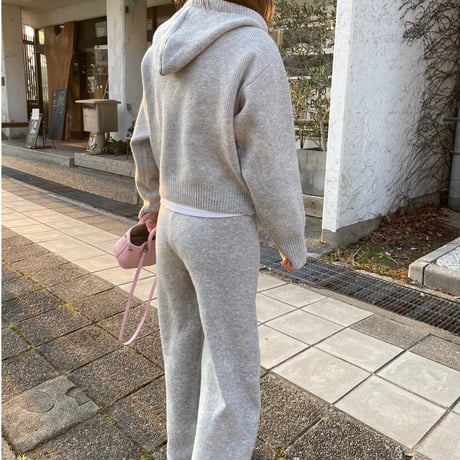 Knit foodie setup(Light gray)