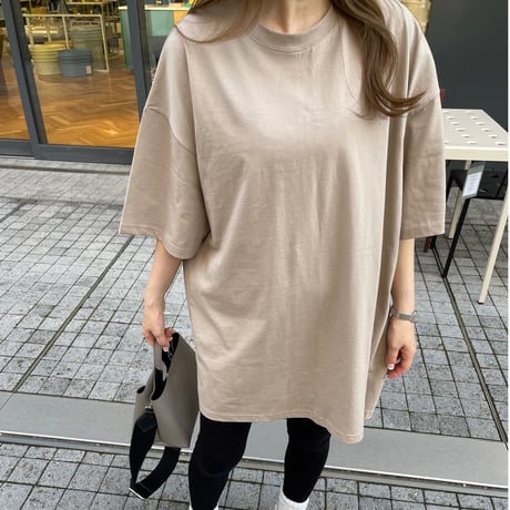 Long t-shirts(Beige)