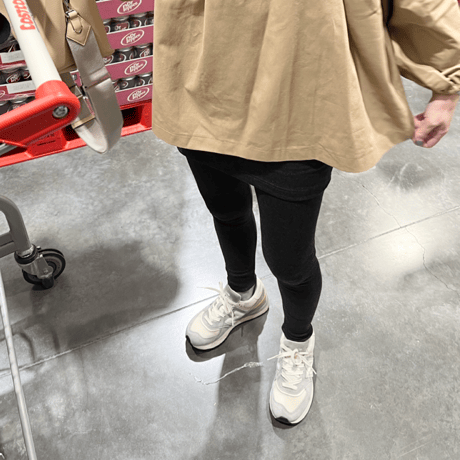 スカート付きレギンス(Gray)