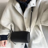 2way leather mini bag(Black)