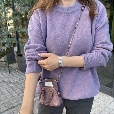 Loose knit (Purple)