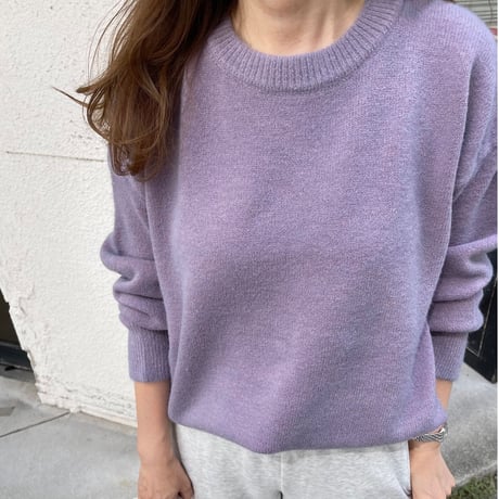 Loose knit (Purple)