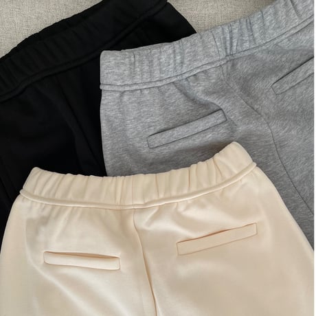 Taperd sweat pants(Black)