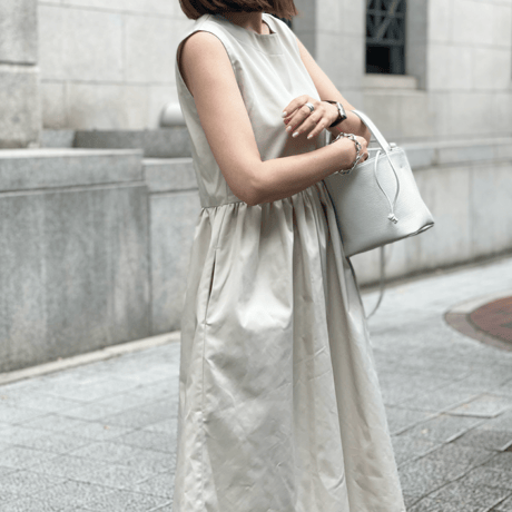 【Original】Volume onepiece(beige)