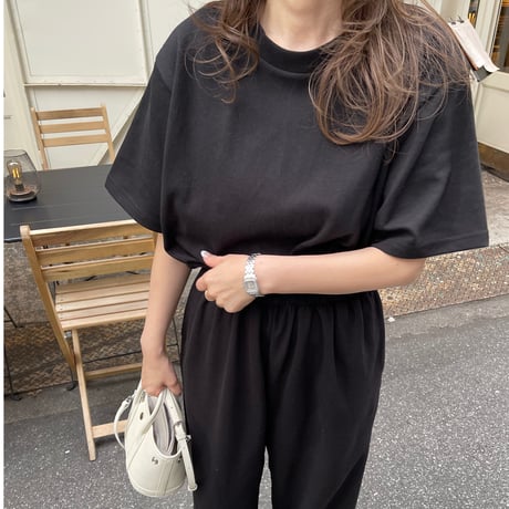 Back slit allinone(Black)