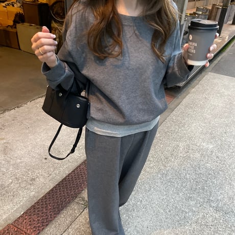 Layered sweat setup(Gray)