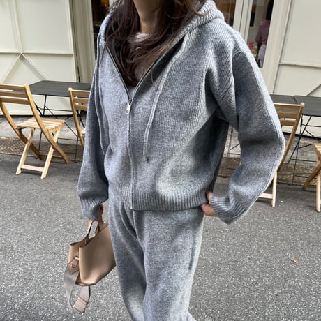 Knit foodie setup(Dark gray)
