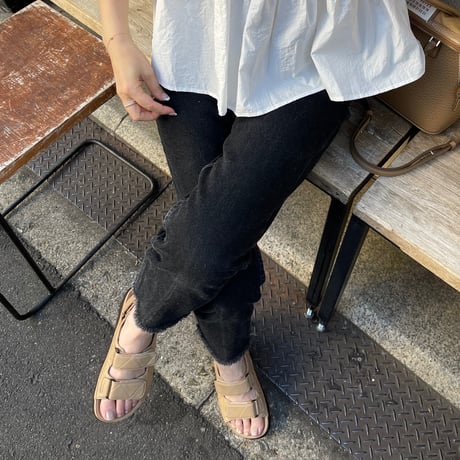 Matelasse quilt sandal