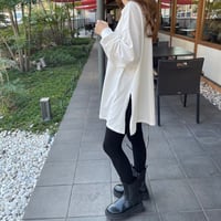 Over long t-shirts (White)