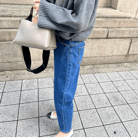 Taperd stretch soft denim(Blue)