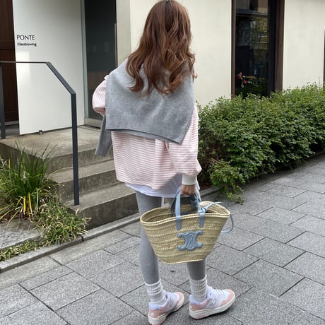 Boader long t-shirts (Pink)