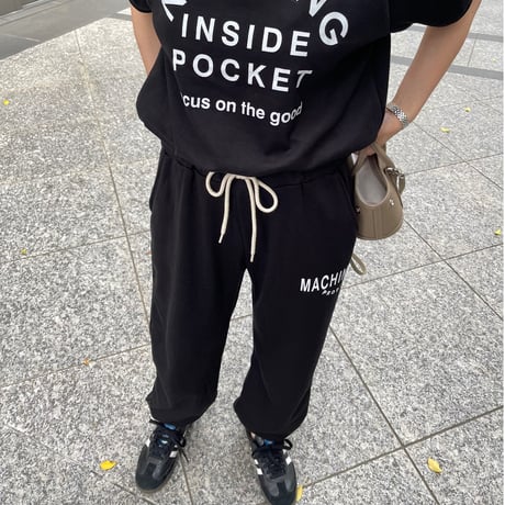 Logo sweat setup(Black)