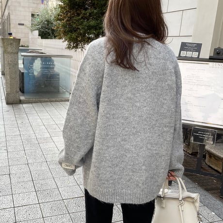 Oversize knit (Gray)