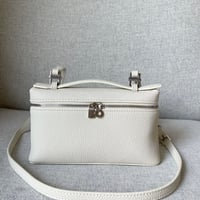 Leather mini sholder bag(Ivory)