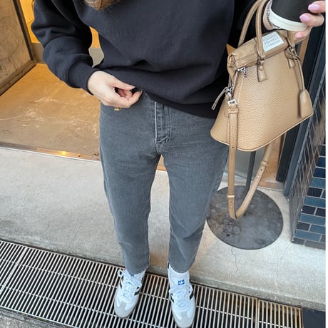 Straight fit ankle denim(Gray)
