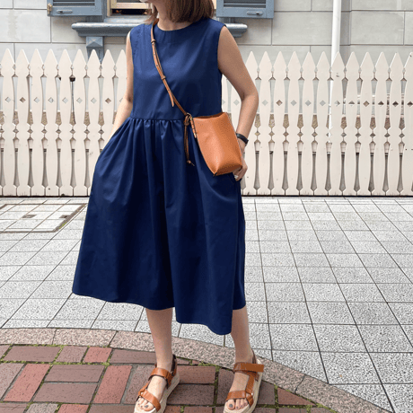 【Original】Volume onepiece(navy)