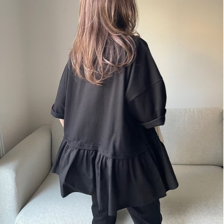 Teard flare tops(Black)