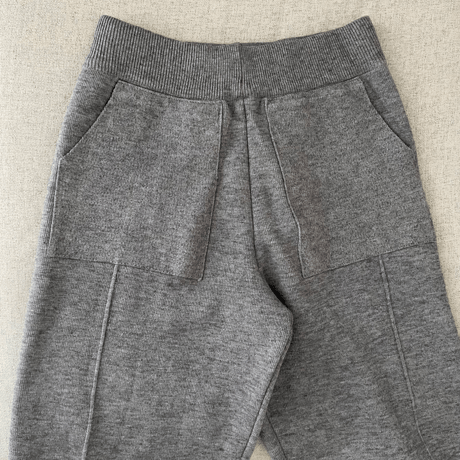 Taperd knit pants(Gray)