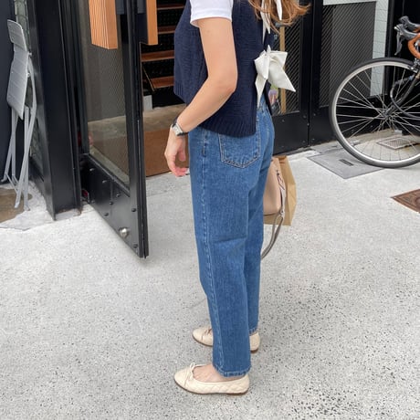 Tapered denim