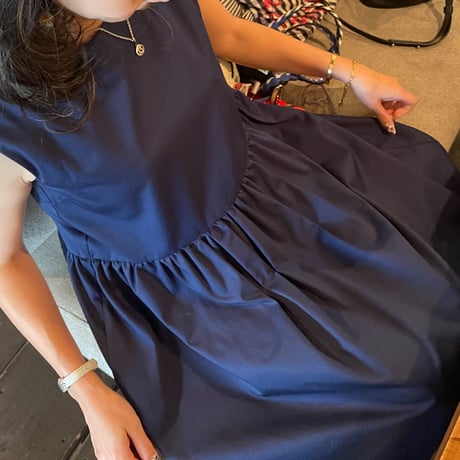 【Original】Volume onepiece(navy)