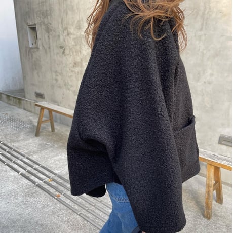 A-line boa light outer (Black)