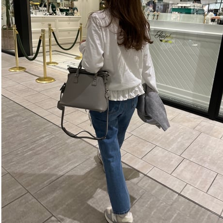 Frill gather cutsew(White)