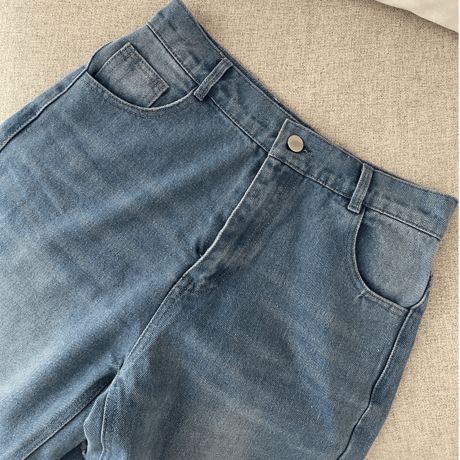 Heart wide denim