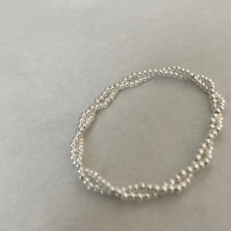 【silver925】Double ball chain bracelet