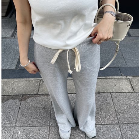 Soft flare sweat pants(Gray)