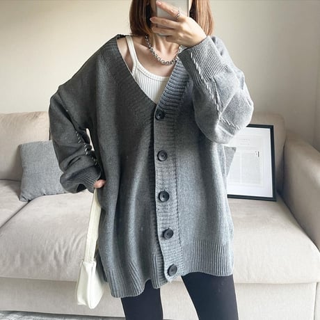 Wide cardigan