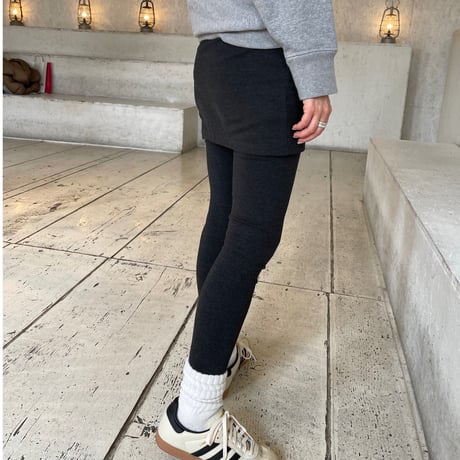 スカート付きレギンス(Gray)