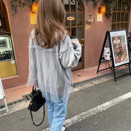 Feminine knit(Gray)