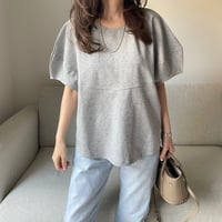 Volume sleeve tops(Gray)