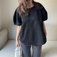 Volume sleeve tops(Black)