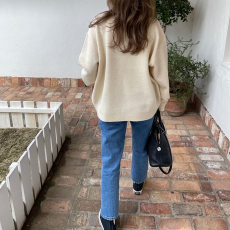 Waffle long knit