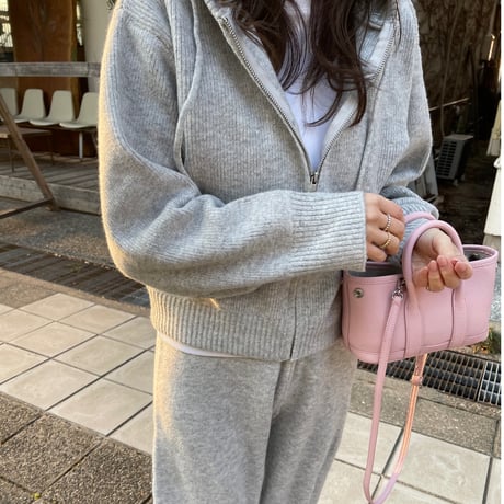Knit foodie setup(Light gray)