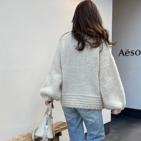 Low gauge volume cardigan(Ivoiy)
