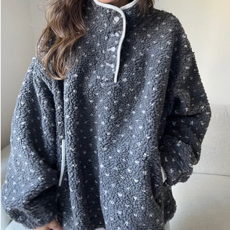 Dot boa outer (Gray)