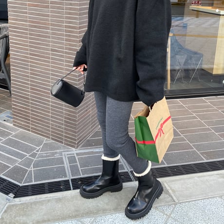 Warm rib leggings